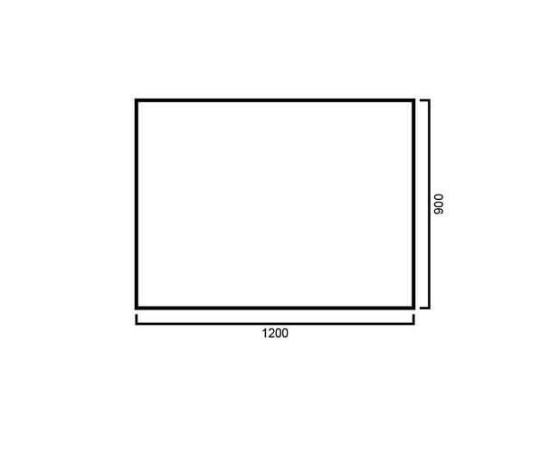 Pencil-Edge Mirror 1200mm 