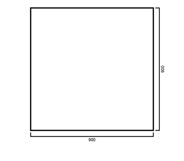 Pencil-Edge Mirror 900mm 