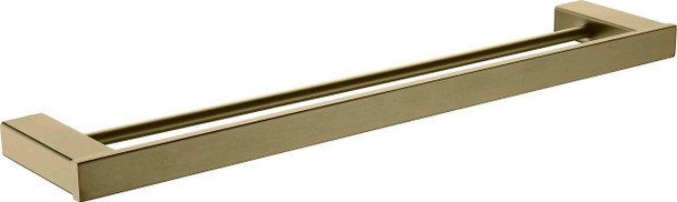 Rhino - Brushed Gold Double Towel Rail 600mm 