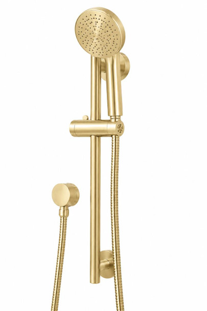 Verve - Shower Rail Set Brushed Gold 