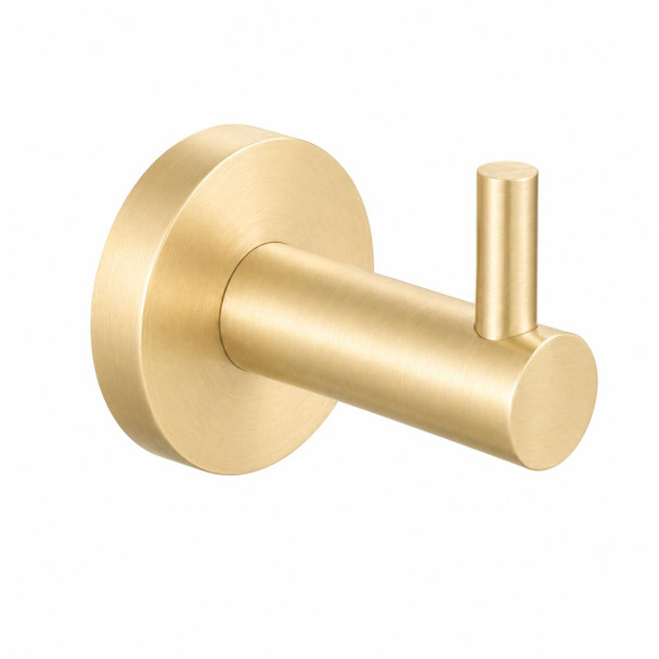 Sebastian - Brushed Gold Robe Hook 