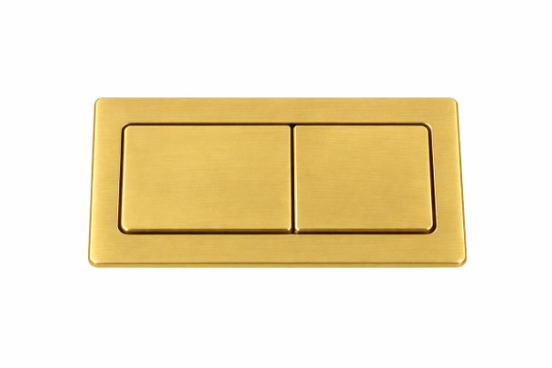 Flush Button Kit Brushed Gold 