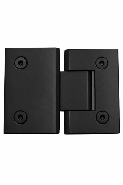 Frameless Door Hinge - Matte Black 