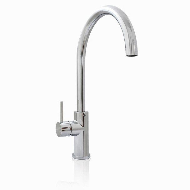 Billi - Mixer Tap Round Gooseneck Stand-Alone in Chrome 
