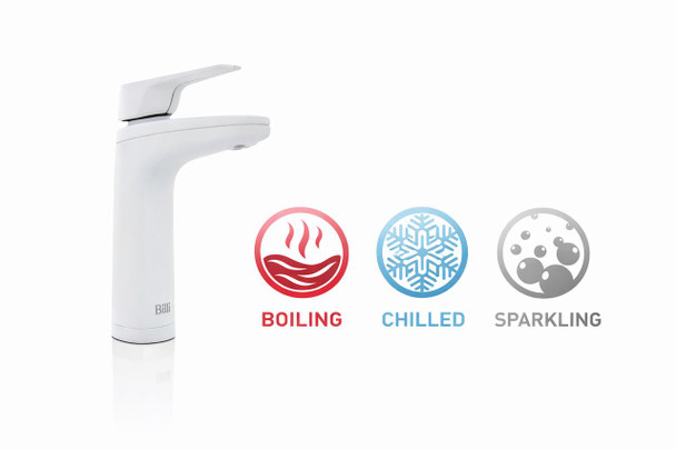 Billi - B5000 Sparkling with XL Levered Dispenser in Matte White 
