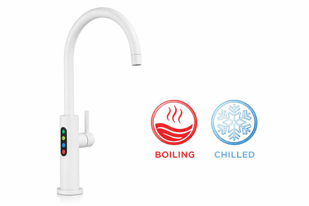 Billi - Home BC with Gooseneck Multifunction Mixer Tap Matte White 
