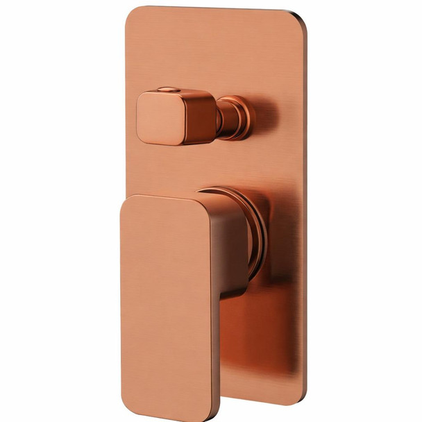 Fiona - Copper Finish Bath/Shower Mixer With Diverter 