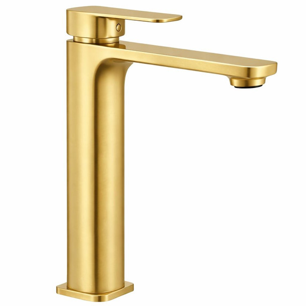 Fiona - Brushed Gold Extended Basin Mixer 