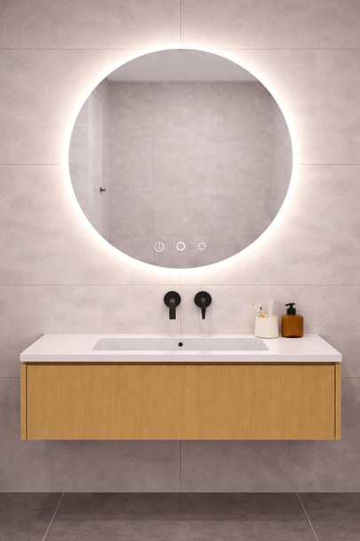 LED Round Sensor Mirror 750mm 