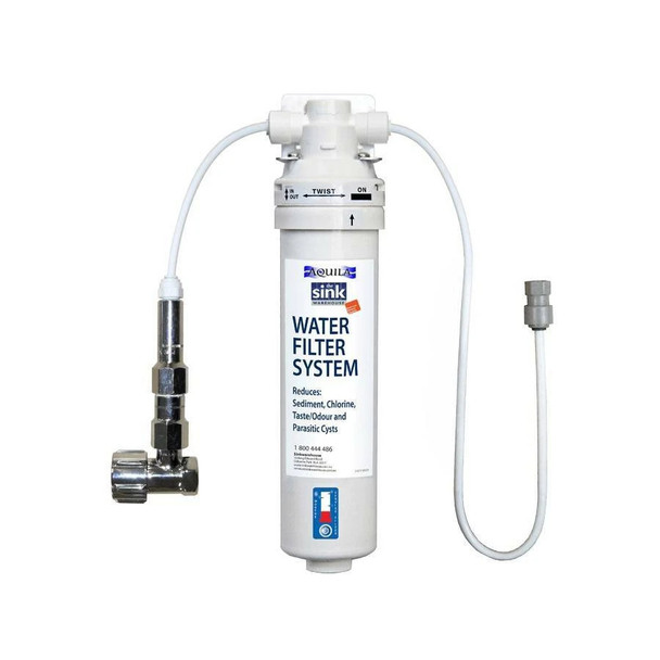 Dual Filter Matte Black Sink Mixer Inc Water Filter Unit