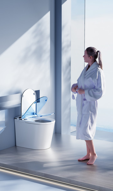Ash Smart Toilet Suite - AI Voice Control, UV Sterilisation & Smart Flush