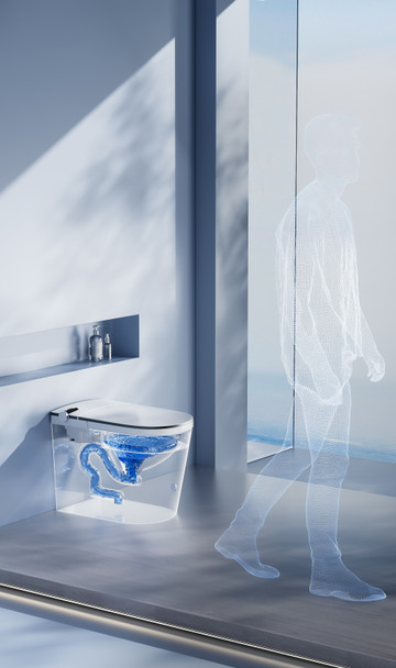 Ash Smart Toilet Suite - AI Voice Control, UV Sterilisation & Smart Flush