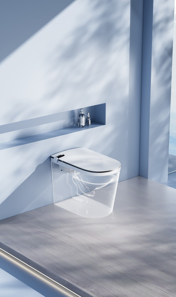 Ash Smart Toilet Suite - AI Voice Control, UV Sterilisation & Smart Flush