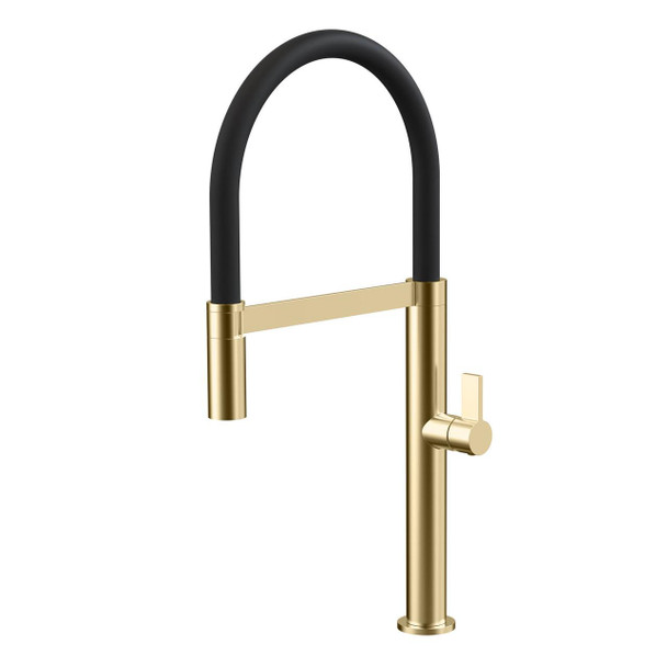 Flex - Brushed Gold Sink Mixer 