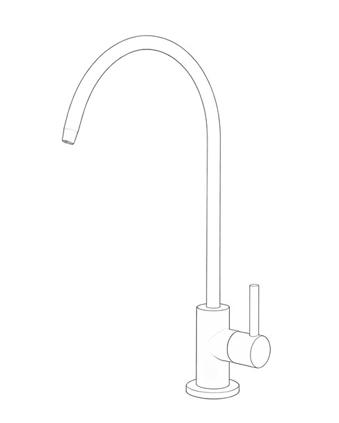 Aquila Water Filter Faucet Brushed Nickel