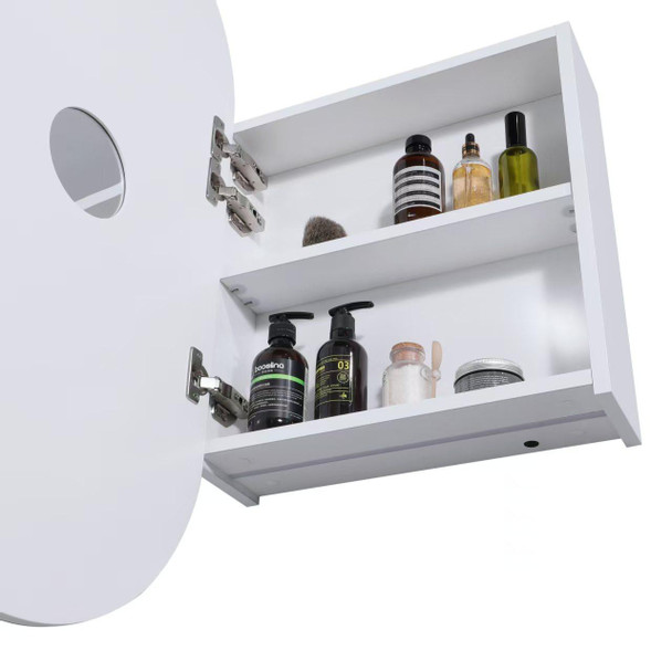 Nura Oval LED Mirror Cabinet - 900mm 
