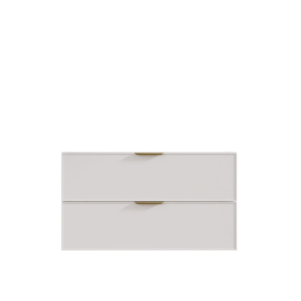 Hadley Matte White Wall Hung Vanity 900mm 