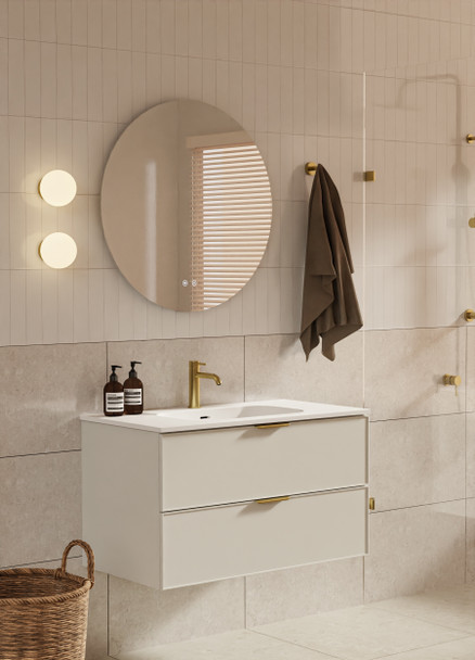 Hadley Soft Grey Wall Hung Vanity 900mm