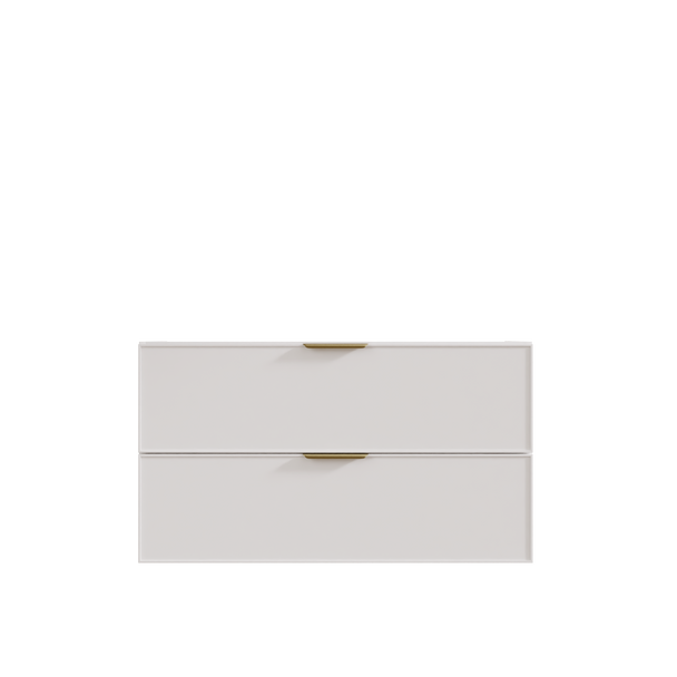 Hadley Matte White Wall Hung Vanity 750mm