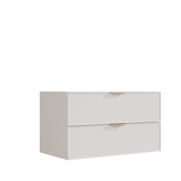 Hadley Matte White Wall Hung Vanity 1200mm 