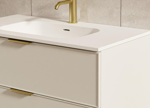 Hadley Soft Grey Wall Hung Vanity 1200mm 