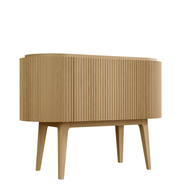 Abigail American Oak Floor Standing Vanity 1200mm