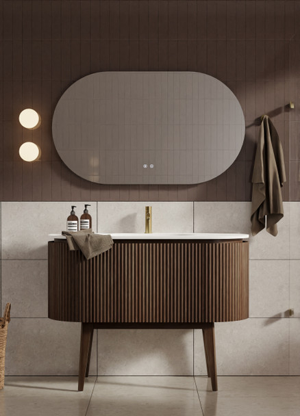 Abigail Mocha Oak Floor Standing Vanity 1200mm