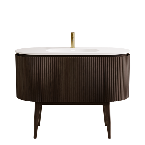 Abigail Mocha Oak Floor Standing Vanity 1200mm