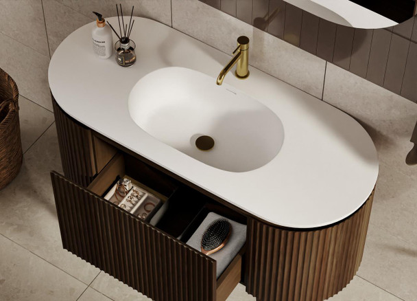 Abigail Mocha Oak Floor Standing Vanity 1200mm 