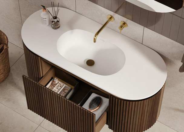 Abigail Mocha Oak Floor Standing Vanity 1200mm 
