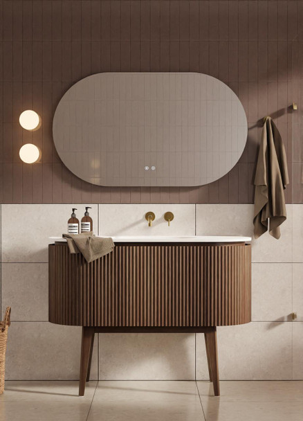 Abigail Mocha Oak Floor Standing Vanity 1200mm 