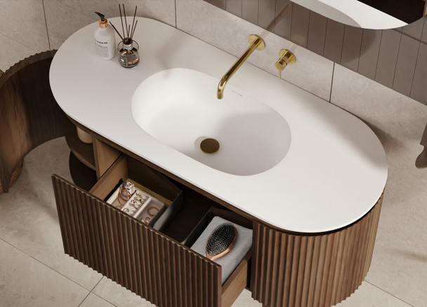Abigail Mocha Oak Floor Standing Vanity 1200mm 