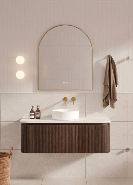 Yallingup Mocha Oak Wall Hung Vanity 900mm