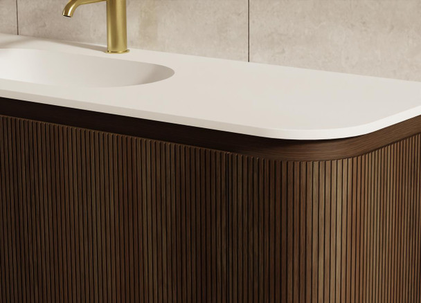Yallingup Mocha Oak Wall Hung Vanity 1500mm Single Basin 