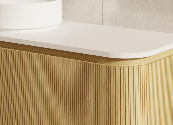 Yallingup American Oak Wall Hung Vanity 1500mm Single Basin 