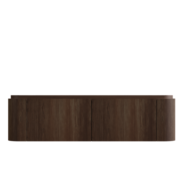 Yallingup Mocha Oak Wall Hung Vanity 1800mm Double Basin