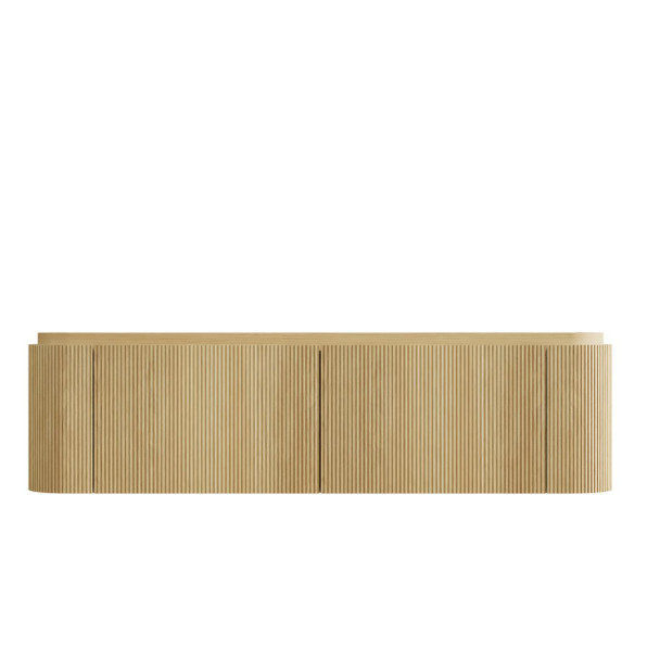Yallingup American Oak Wall Hung Vanity 1800mm Double Basin 