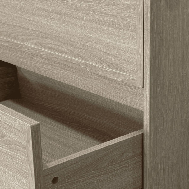 Bayside Washed Oak Wall Hung Vanity 750mm 