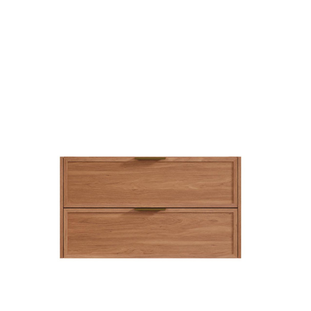 Bayside Century Teak Wall Hung Vanity 750mm 