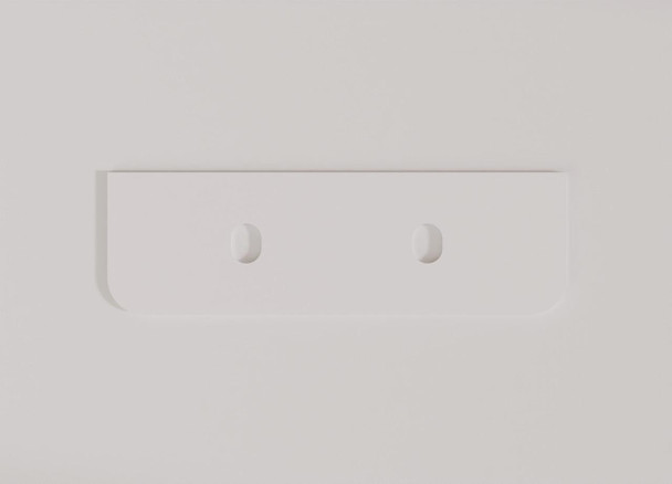 Vanity White Stone Top Double Basin 1800*460*20mm – R125 Front Corners 