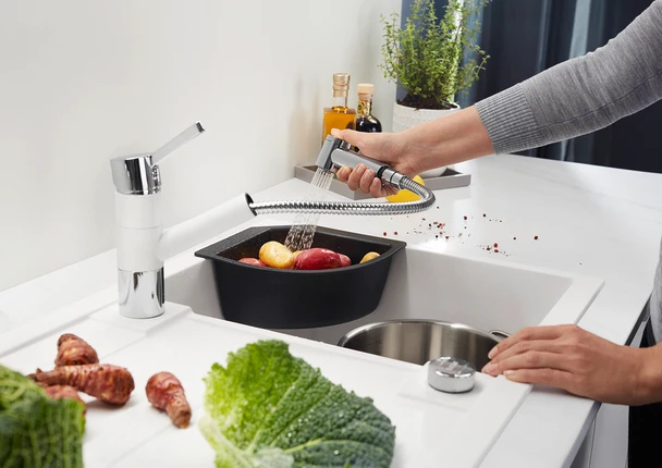 Blanco Worktop Organiser Corner Caddy