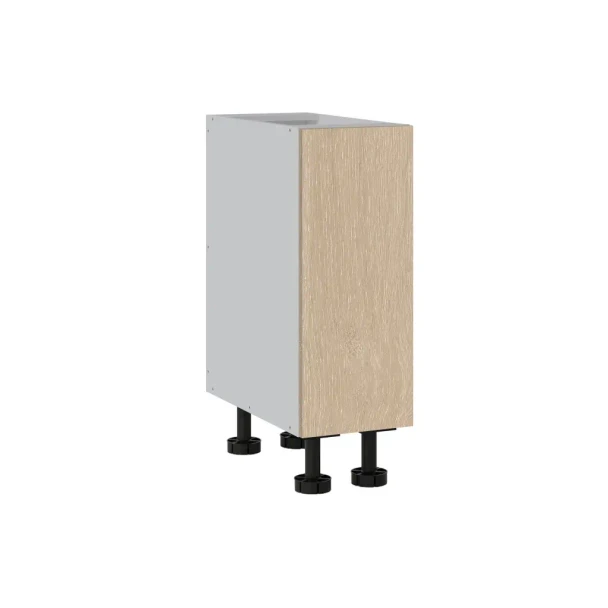 Base Cabinet 300mm with 1 Door in Coastal Oak Woodmatt Polytec 
