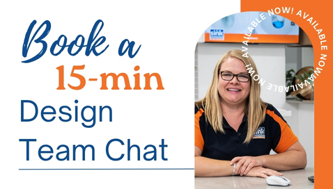 Book in a 15 minute chat with our kitchen and laundry design team today
