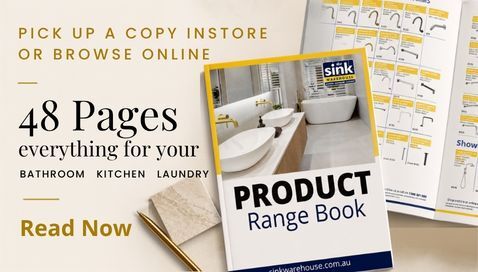 Read of Product Range Book from The Sink Warehouse | Kitchen | Bathroom | Laundry.