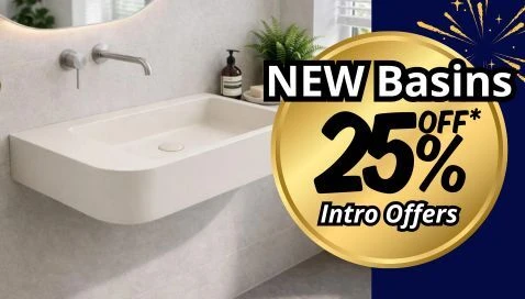 New Basins from The Sink Warehouse 25% OFF* Intro Offers
