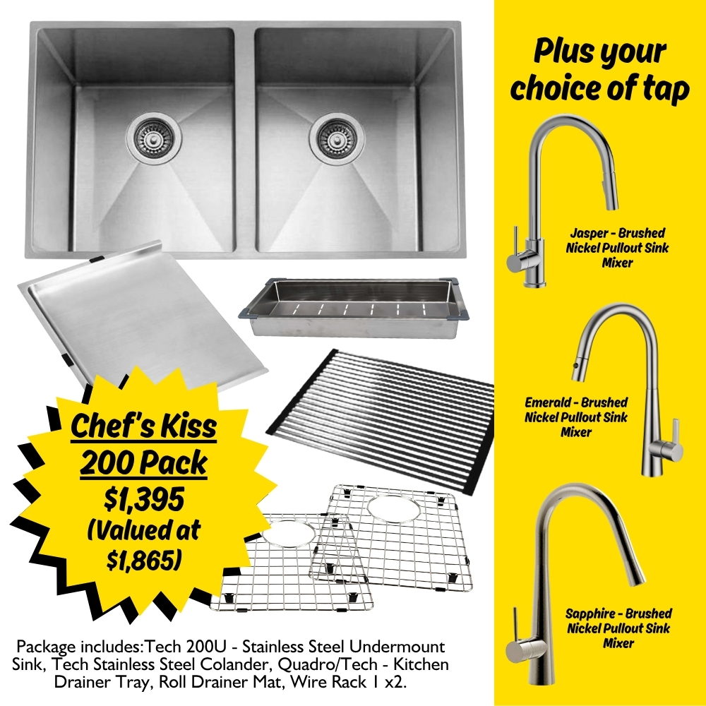 Black Friday Kitchen Sink Package - Plus your choice of tap.