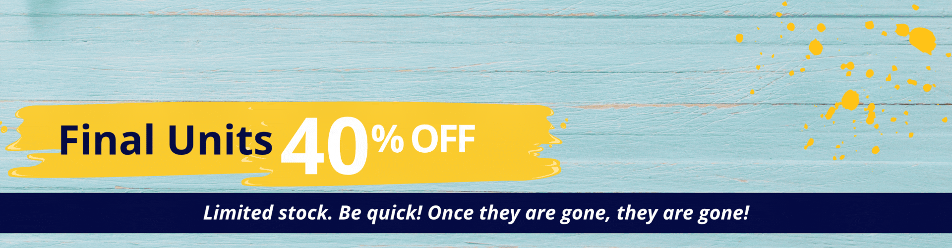 Clearance Vanities 40% off. Limited Stock & Limited Quanties. 