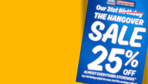 Browse our Hangover Sale Catalogue today.