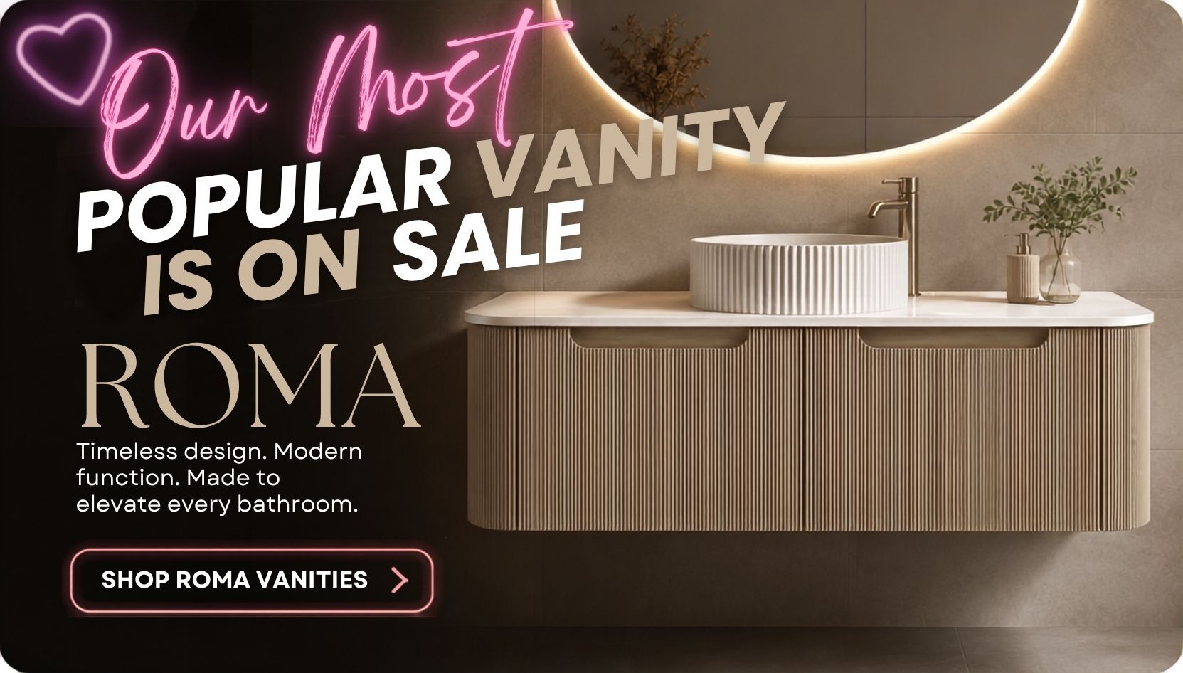 most-popular-vanity-roma.jpg Our Most Popular Vanity Style is on Sale – Roma Bathroom Vanity