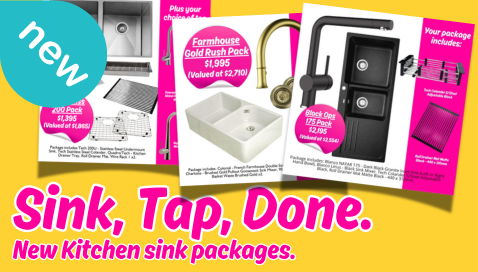 Kitchen Sink Packages – Perfectly paired for your home